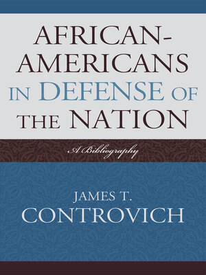 cover image of African-Americans in Defense of the Nation